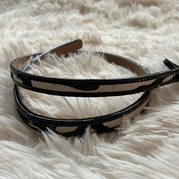 Ann Taylor cow pattern narrow belt - Picture 3 of 7